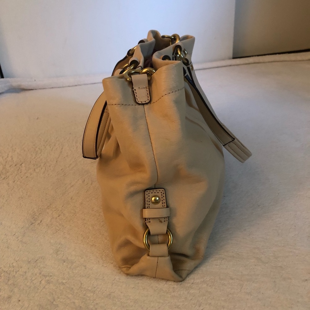 coach ivory satchel / vintage authentic - Picture 5 of 11